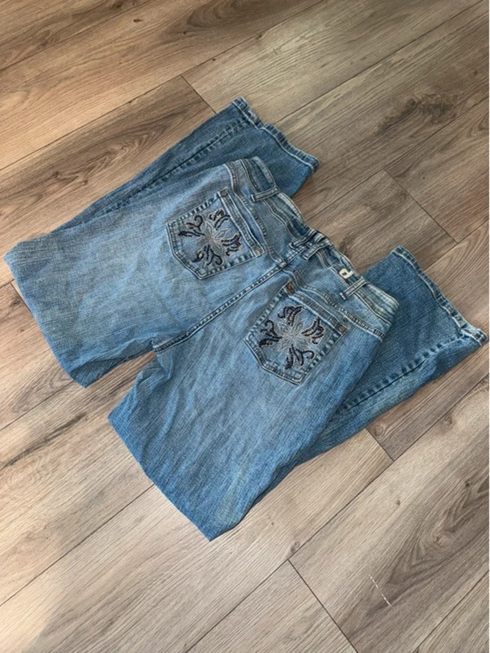 Y2K 2000s d.jeans rhinestone flare jeans